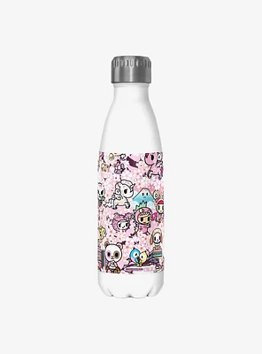 Tokidoki Hanami Picnic Pattern Water Bottle