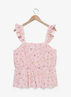 Sanrio Hello Kitty and Friends Ruffled Women's Plus Tank Top — BoxLunch Exclusive