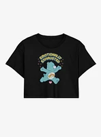 Care Bears Emotionally Exhausted Girls Crop T-Shirt