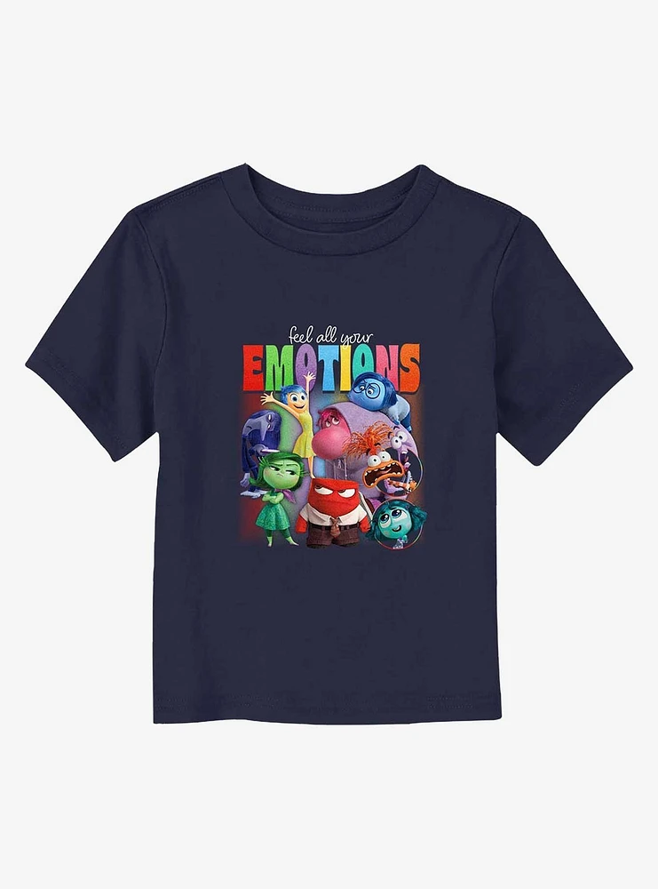 Inside Out Feel Your Emotions Toddler T-Shirt