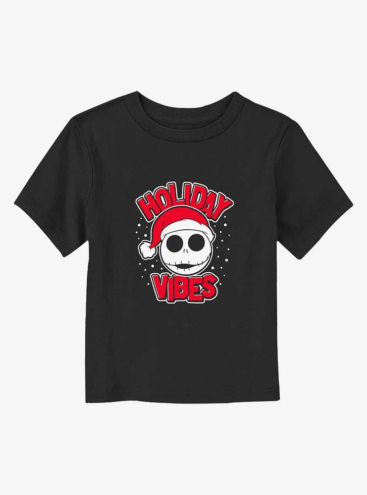 Nightmare Before Christmas Holiday Vibes Jack Toddler T-Shirt