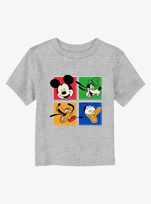 Mickey Mouse And Friends Color Panels Toddler T-Shirt