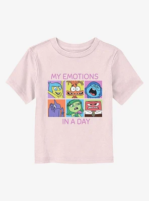 Inside Out 2 My Emotions A Day Toddler T-Shirt