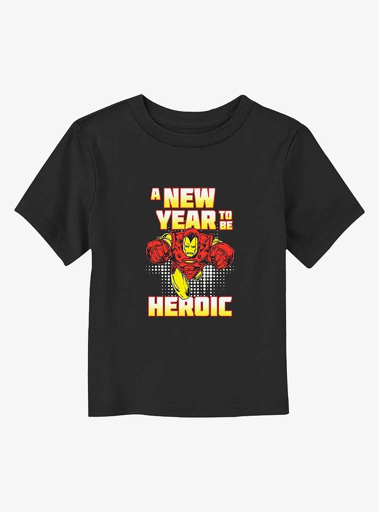 Marvel New Year Iron Man Toddler T-Shirt