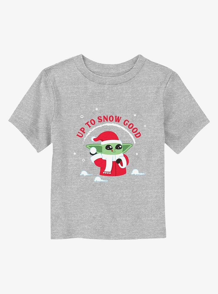 The Mandalorian Up To Snow Good Toddler T-Shirt