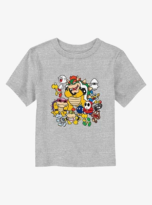 Mario Villain Stack Toddler T-Shirt