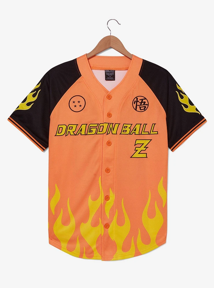 Dragon Ball Z Flame Baseball Jersey - BoxLunch Exclusive