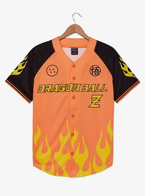 Dragon Ball Z Flame Baseball Jersey - BoxLunch Exclusive