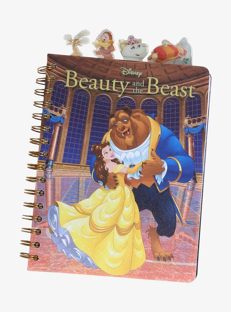 Disney Beauty and the Beast VHS Cover Figural Tab Journal - BoxLunch Exclusive
