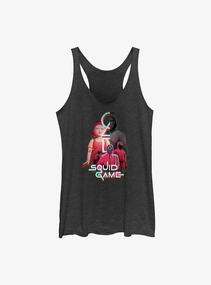 Squid Game Glitch Games Womens Tank