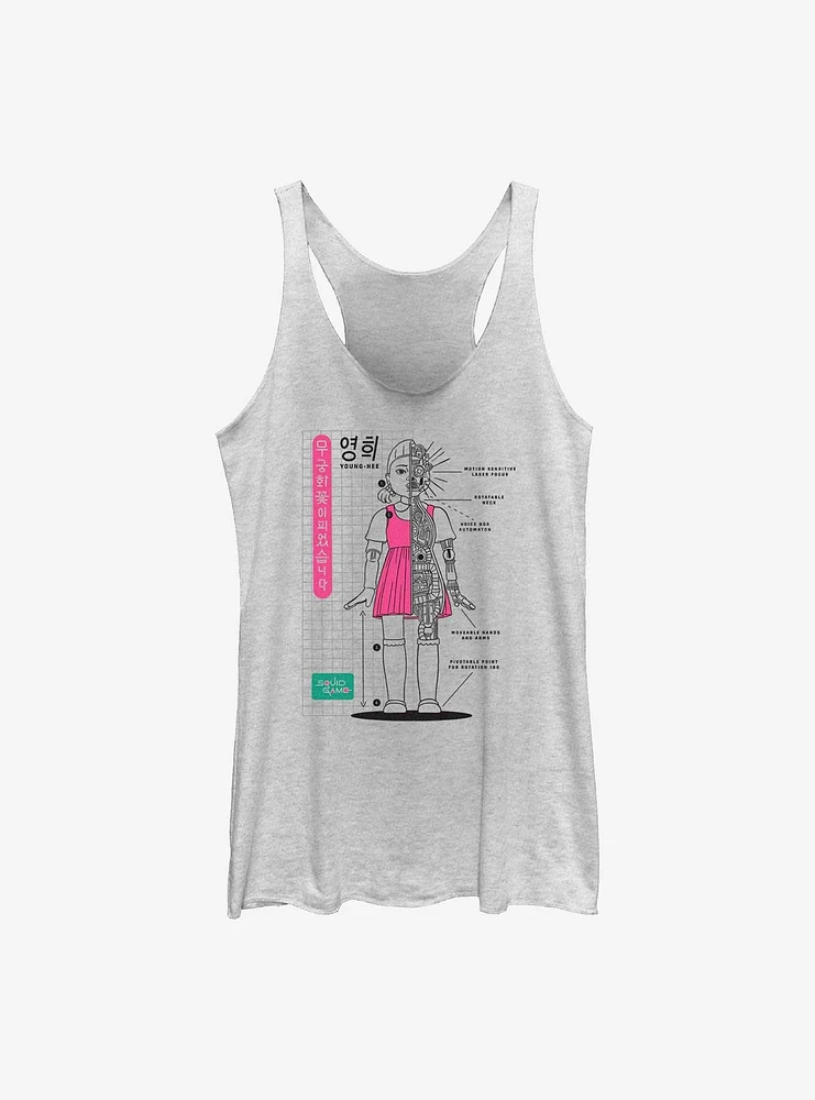 Squid Game The Doll Young Hee Womens Tank