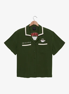 Friends Central Perk Women's Plus Cropped Diner Shirt