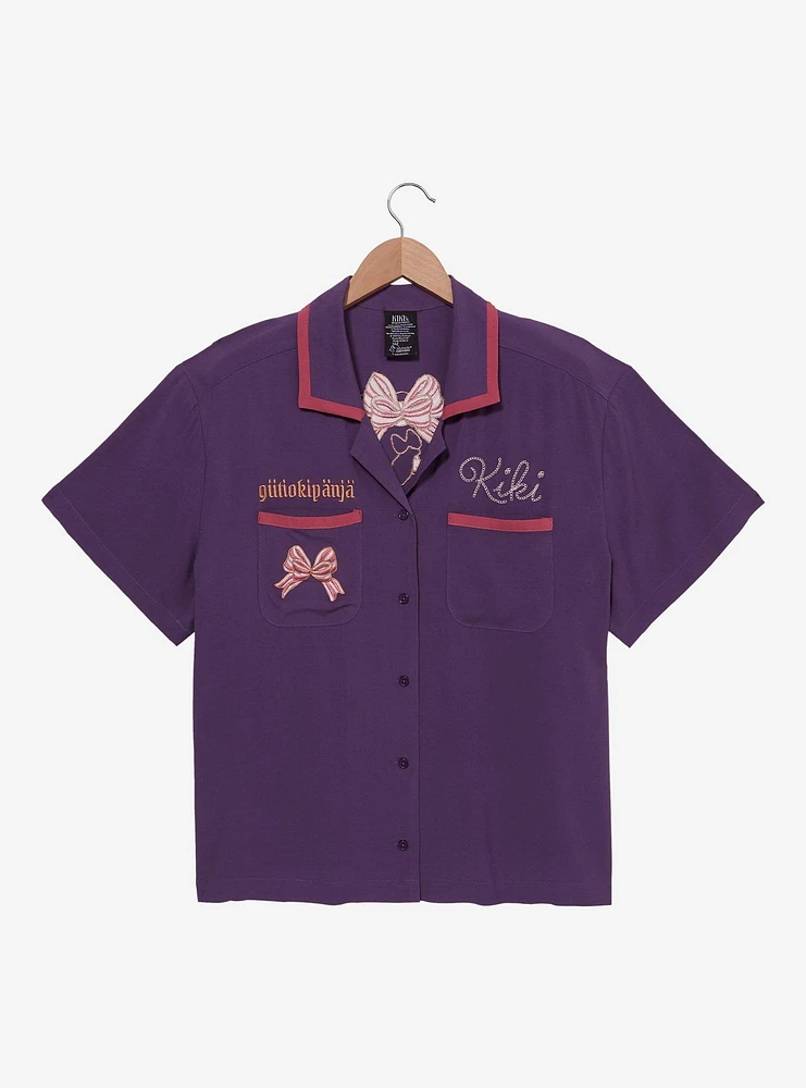 Studio Ghibli® Kiki's Delivery Service Women's Plus Cropped Diner Shirt
