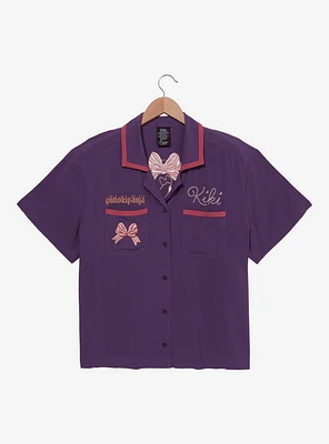 Studio Ghibli® Kiki's Delivery Service Women's Plus Cropped Diner Shirt