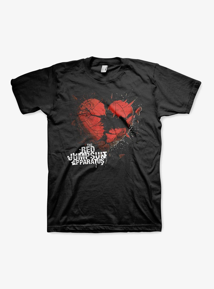 The Red Jumpsuit Apparatus Heart Boyfriend Fit Girls T-Shirt