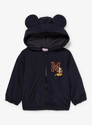 Disney Mickey Mouse 3D Ears Black Toddler Windbreaker