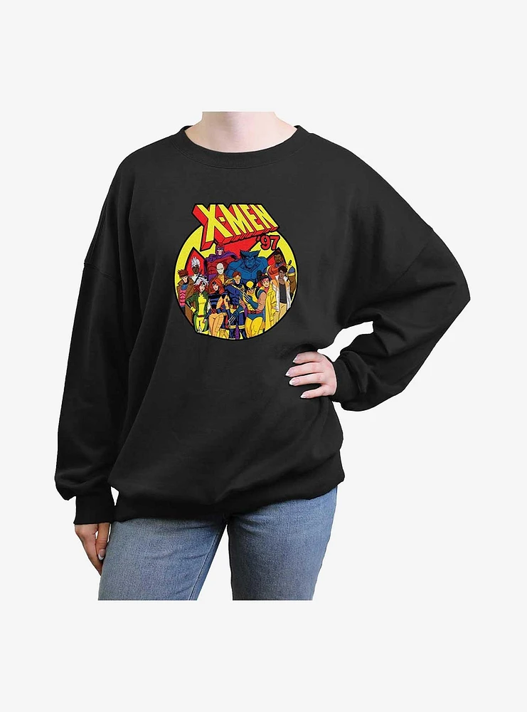 X-Men 97 Squad Girls Oversized Sweatshirt