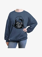 Marvel Fantastic Four Doom Face Girls Oversized Sweatshirt