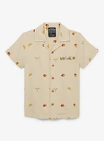 Studio Ghibli® My Neighbor Totoro Acorn Allover Print Toddler Woven Button Up — BoxLunch Exclusive
