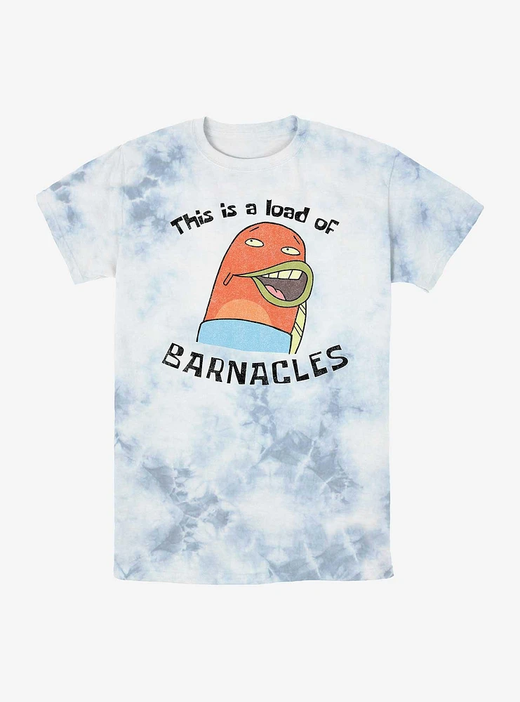 Spongebob Squarepants This Is A Load Of Barnacles Tie-Dye T-Shirt