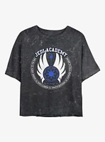 Star Wars Jedi Academy Code Girls Mineral Wash Crop T-Shirt