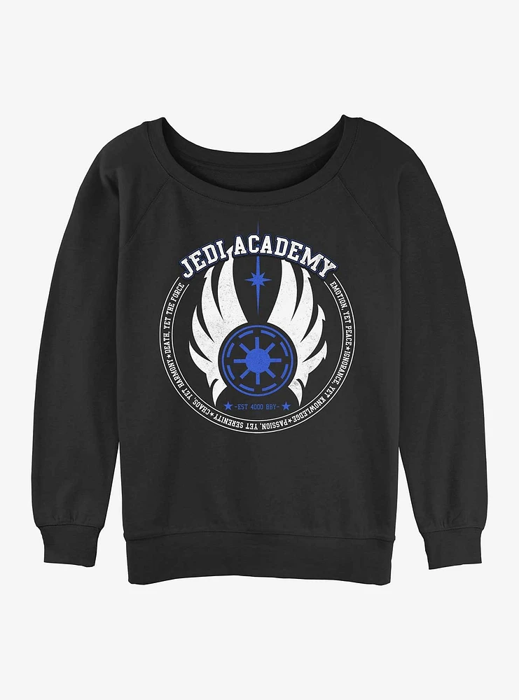 Star Wars Jedi Academy Code Girls Slouchy Sweatshirt