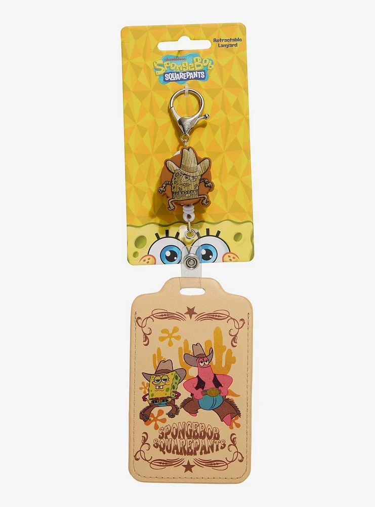 SpongeBob SquarePants Western Retractable Lanyard — BoxLunch Exclusive