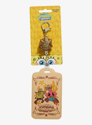 SpongeBob SquarePants Western Retractable Lanyard — BoxLunch Exclusive
