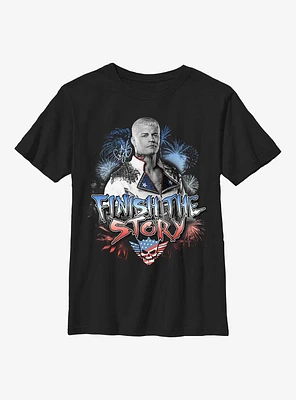 WWE Cody Rhodes Finish The Story Youth T-Shirt