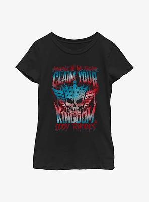 WWE Cody Rhodes Claim Your Kingdom Youth Girls T-Shirt