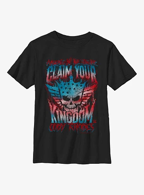 WWE Cody Rhodes Claim Your Kingdom Youth T-Shirt