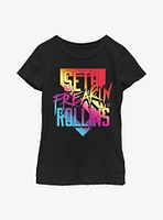 WWE Seth Freakin Rollins Multicolor Logo Youth Girls T-Shirt