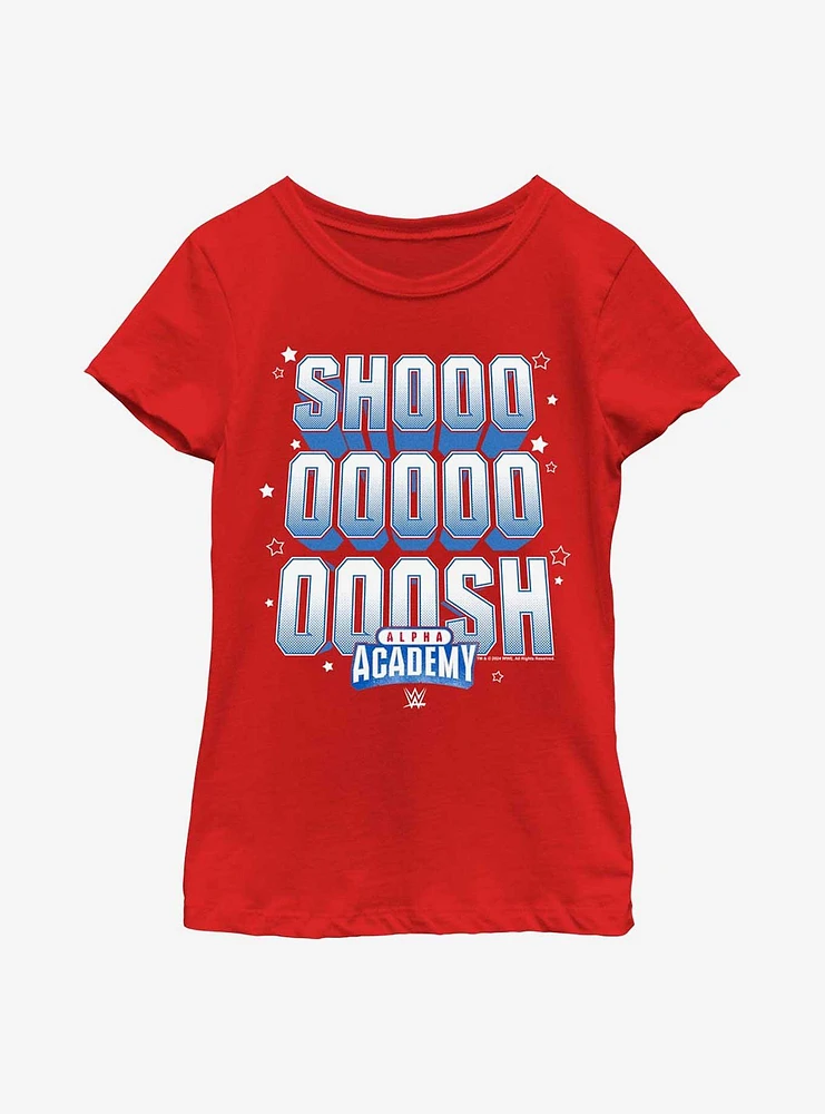 WWE Shooooosh Alpha Academy Logo Youth Girls T-Shirt