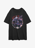 WWE The Wyatt Sicks Let Us Womens Oversized T-Shirt