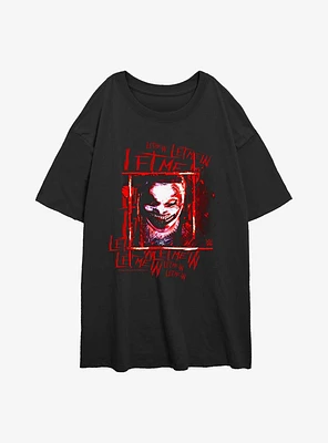 WWE Bray Wyatt The Fiend Let Me Frame Womens Oversized T-Shirt