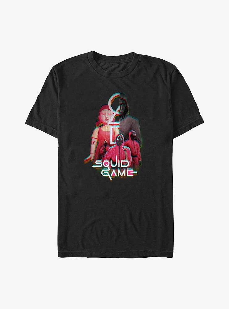 Squid Game Glitch Games T-Shirt