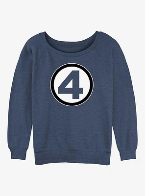 Marvel Fantastic Four Classic Costume Cosplay Girls Slouchy Sweatshirt