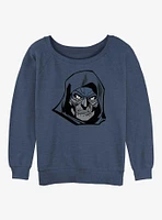 Marvel Fantastic Four Doom Face Girls Slouchy Sweatshirt