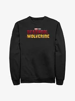 Deadpool 3 And Wolverine Logo Sweatshirt