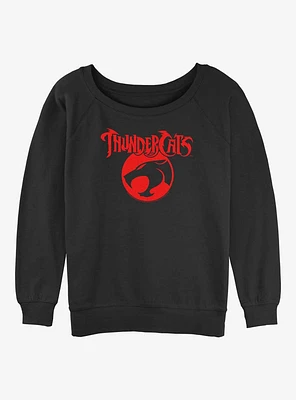 ThunderCats Logo Rearranged Girls Slouchy Sweatshirt