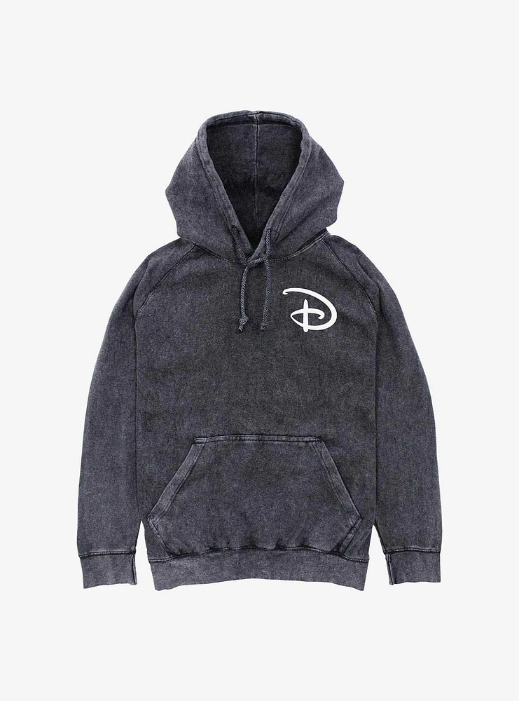 Disney D Pocket Mineral Wash Hoodie