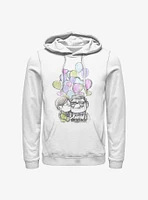 Disney Pixar Up Carl And Ellie Love Balloons Hoodie