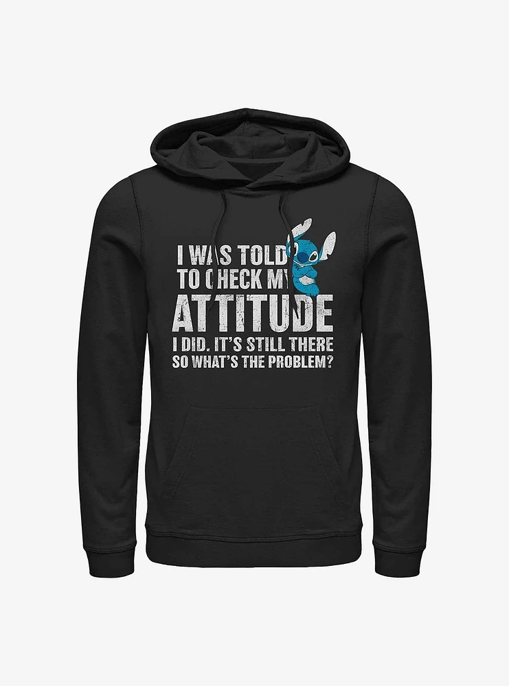 Disney Lilo & Stitch Attitude Check Hoodie