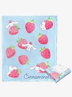 Cinnamoroll Berry Lovable Silk Touch Throw Blanket