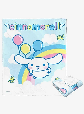 Cinnamoroll Rainbow Clouds Silk Touch Throw Blanket