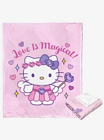 Hello Kitty Wand Of Love Silk Touch Throw Blanket