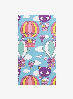 Sanrio Hello Kitty & Friends Hot Air Trip Beach Towel