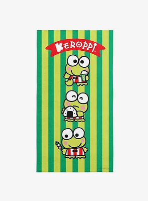 Keroppi Snacks Beach Towel