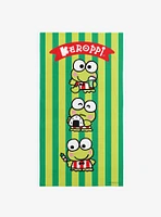 Keroppi Snacks Beach Towel