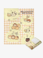 Sanrio Hello Kitty & Friends The Bakery Silk Touch Throw Blanket